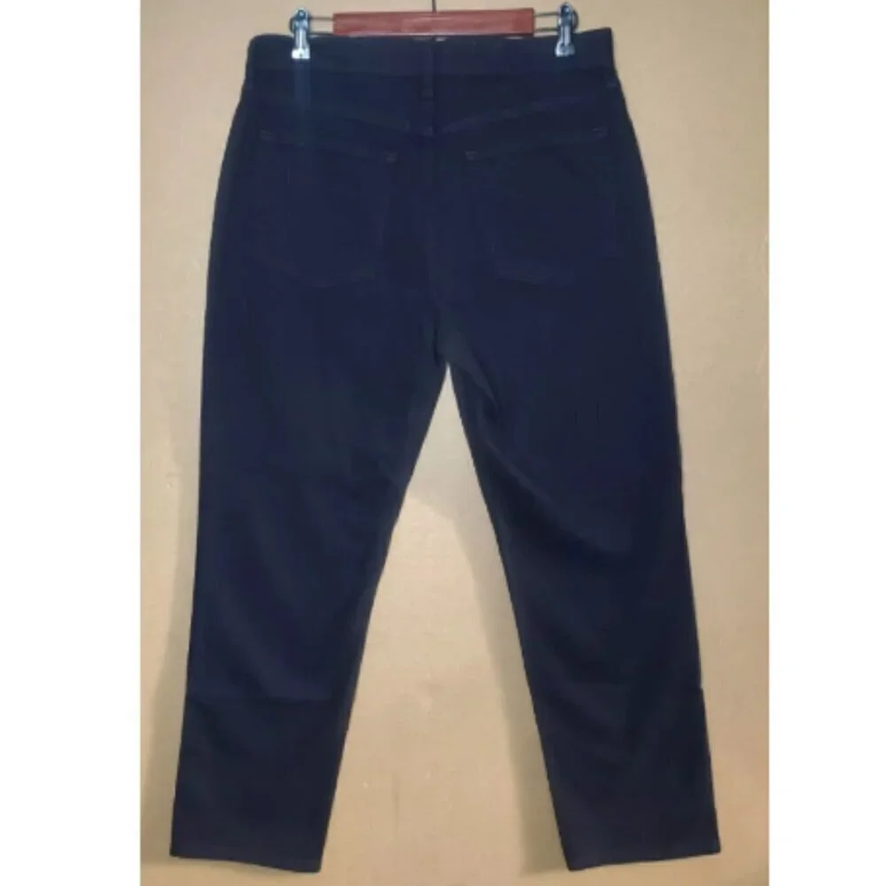 GAP 90's High Rise Cheeky Straight Cigarette Jeans Black Size 31/12 NWT RT$80
